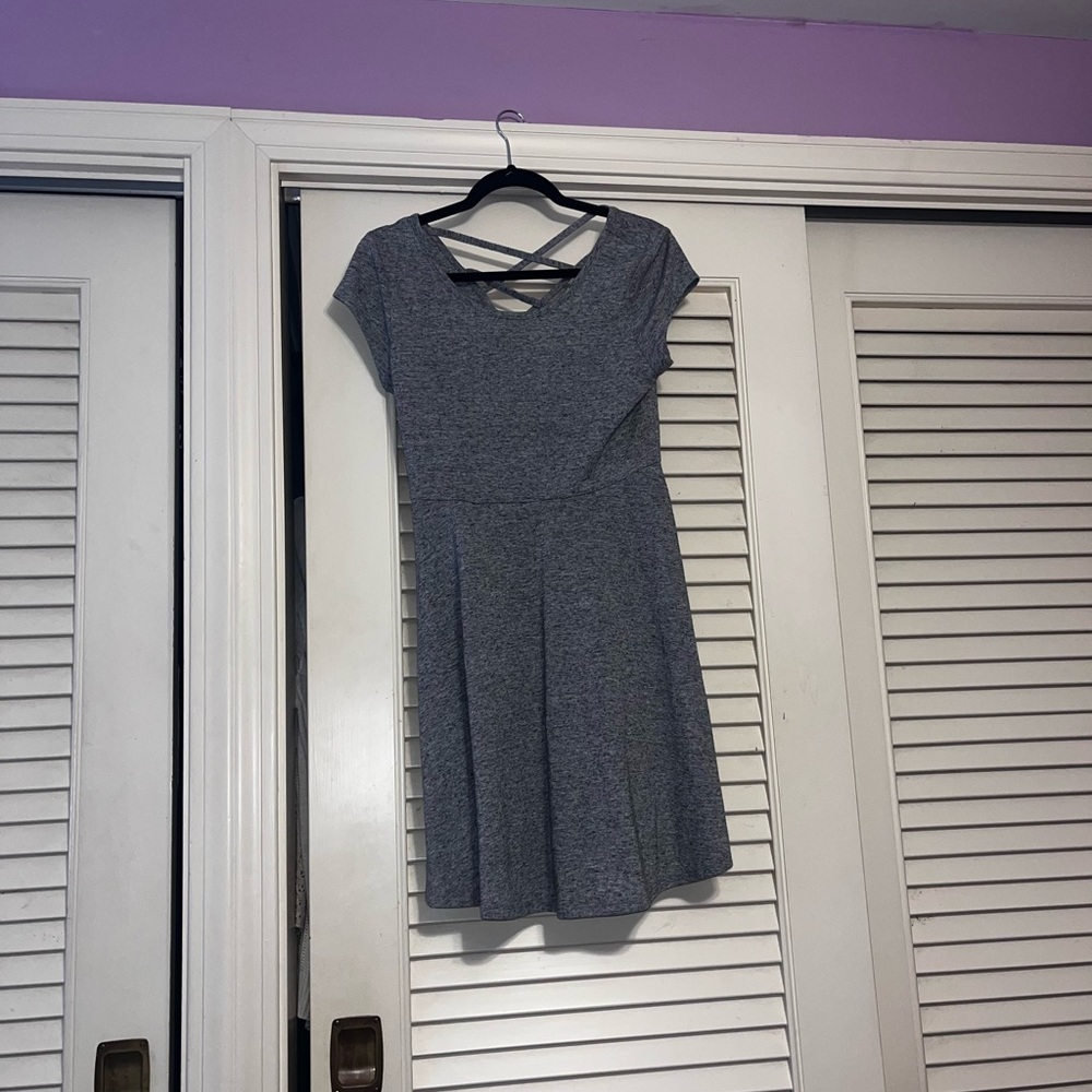 Gray t shirt dress